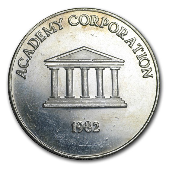 1 oz Silver Round - Academy Trade Unit 1 oz Silver Round - Academy Trade Unit