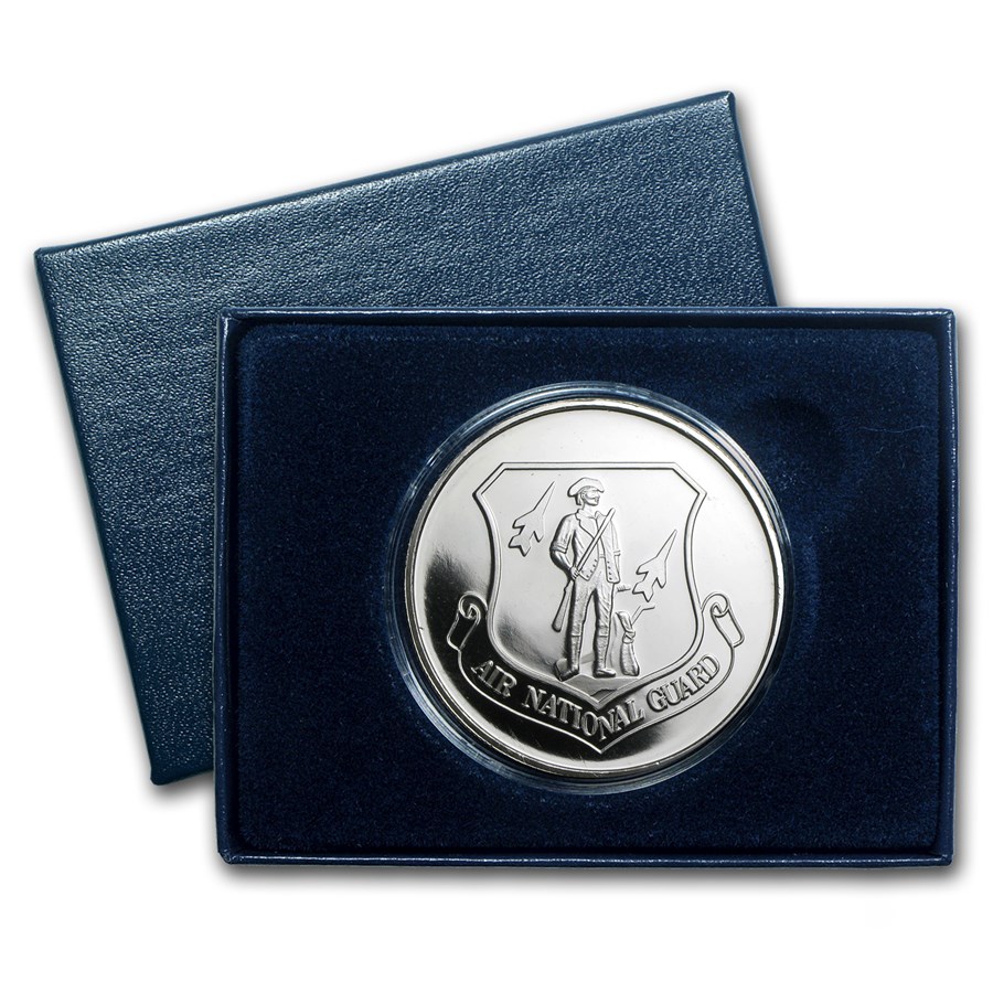1 oz Silver Round - Air National Guard (w/Box & Capsule)