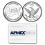 1 oz Silver Round - America USA Map "One Nation Under God"
