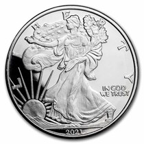 1 OZ. Silver Round Styled After The Silver Eagle -- .999 PURE SILVER - For  Sale, Buy Now Online - Item #671836