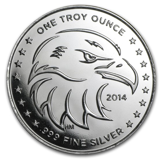 1 oz Silver Round - APMEX (2014 Eagle Eye) 1 oz Silver Round - APMEX (2014 Eagle Eye)