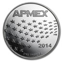 1 oz Silver Round - APMEX (2014 Stars and Stripes)