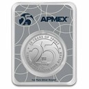 1 oz Silver Round - APMEX 25th Anniversary (in TEP) 1 oz Silver Round - APMEX 25th Anniversary (in TEP)