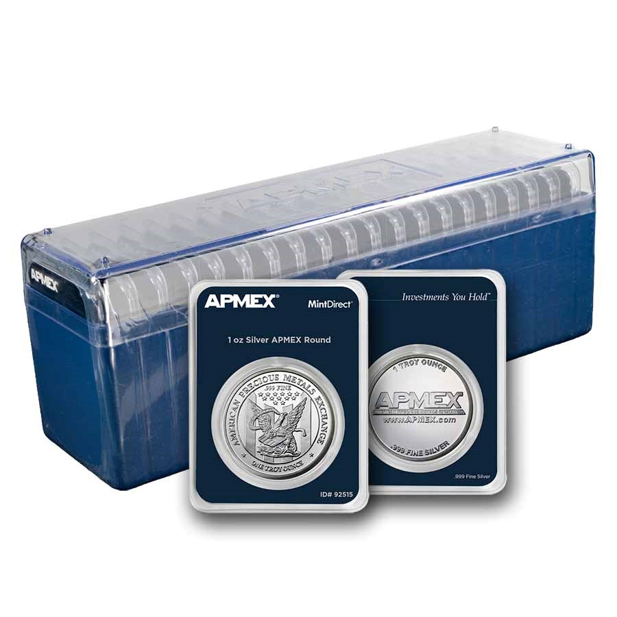 1 oz Silver Round - APMEX (TEP) 20-Count Box