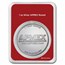 1 oz Silver Round - APMEX (w/Christmas Farm Truck Card, In TEP)