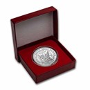 1 oz Silver Round - APMEX (w/Red Season's Greetings Gift Box)