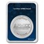 1 oz Silver Round - APMEX (w/Snowflakes Card, In TEP)