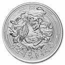 1 oz Silver Round - Aquarius (Zombie Zodiacs)