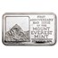 1 oz Silver Round/Bar Set - 1974 Mount Everest Mint 1st Anniv.