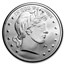 1 oz Silver Round - Barber Design