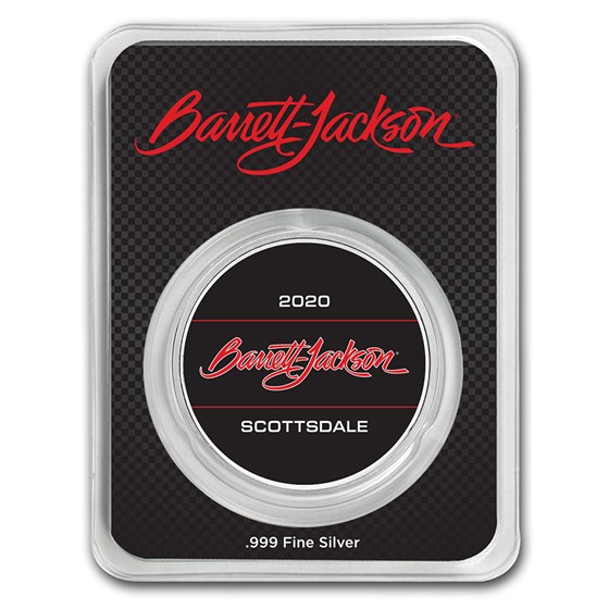 1 oz Silver Round Barrett-Jackson® Scottsdale 2020 in TEP 1 oz Silver Round Barrett-Jackson® Scottsdale 2020 in TEP