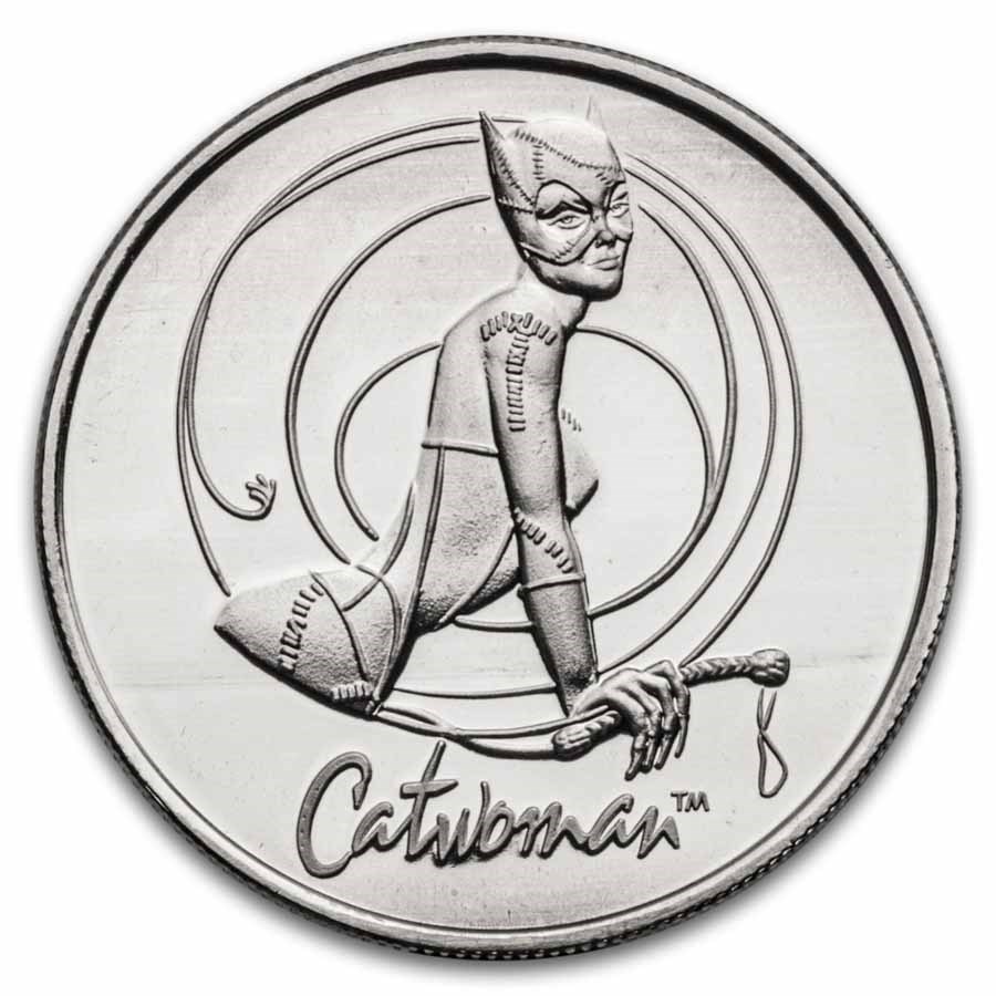 1 oz Silver Round - BATMAN (Catwoman, w/Box and COA)