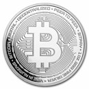 1 oz Silver Round - Bitcoin