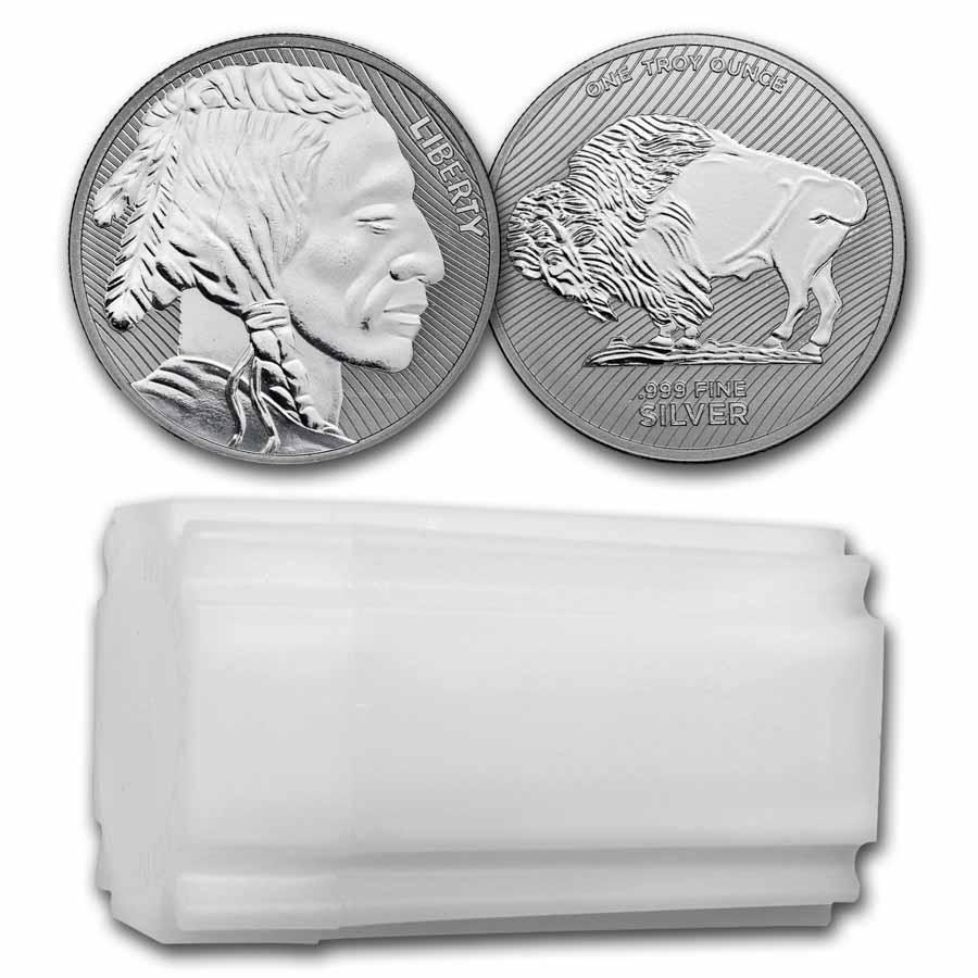 1 oz Silver Round - Buffalo (Reverse Proof) - Tube of 20 | eBay
