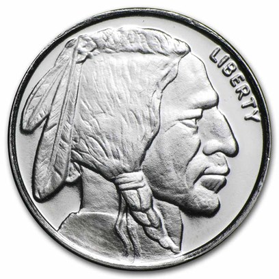 1 oz Silver Round - Buffalo 1 oz Silver Round - Buffalo