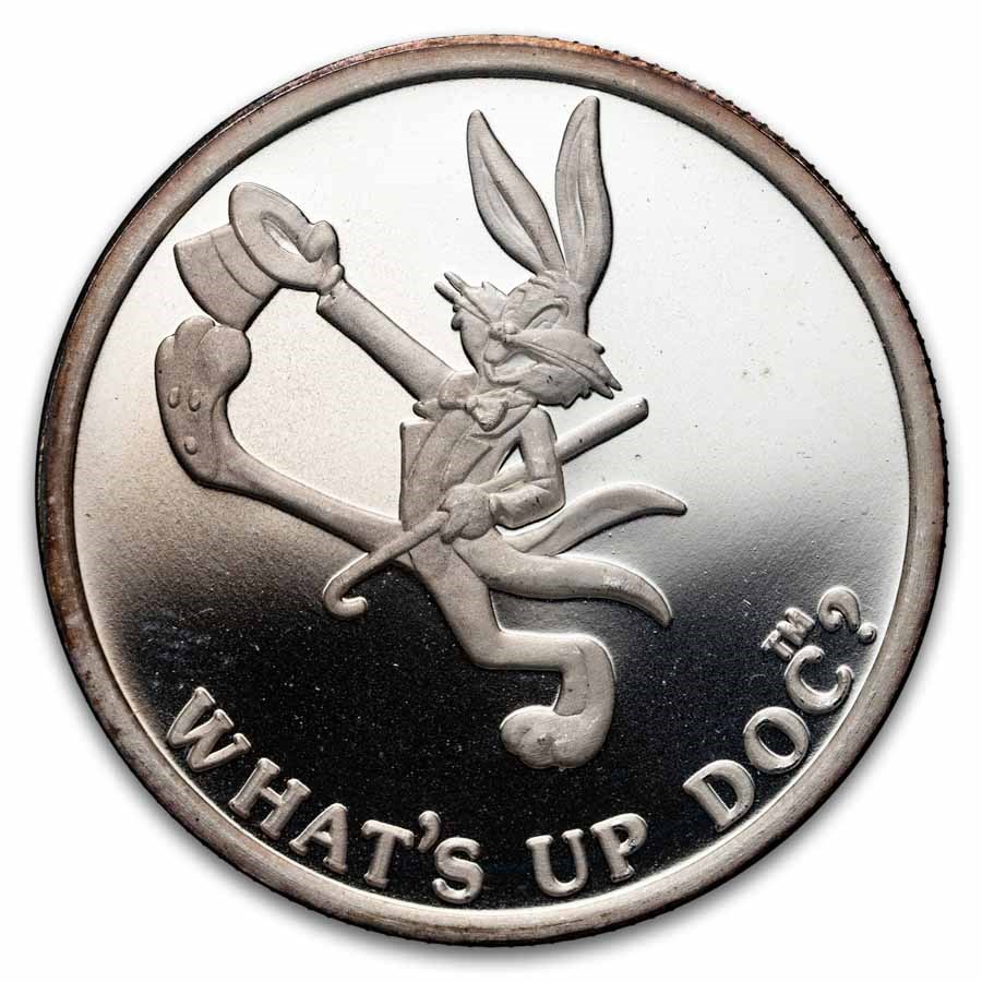 1 oz Silver Round - Bugs Bunny (What's Up Doc?, Capsule Only)