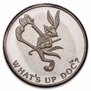 1 oz Silver Round - Bugs Bunny (What's Up Doc?, w/Box & COA)