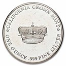 1 oz Silver Round - California Crown Mint (Random Motif)