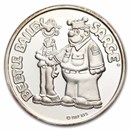 1 oz Silver Round - Cartoon Celebrities (Beetle Bailey & Sarge)