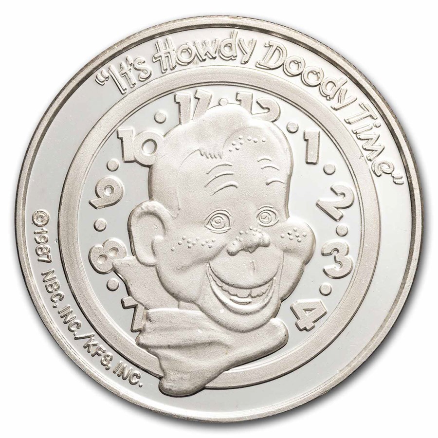 1 oz Silver Round - Cartoon Celebrities (Howdy Doody)