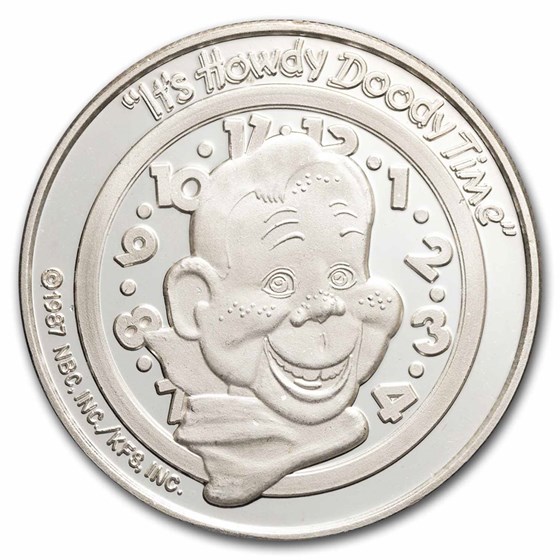 1 oz Silver Round - Cartoon Celebrities (Howdy Doody) 1 oz Silver Round - Cartoon Celebrities (Howdy Doody)