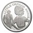1 oz Silver Round - Cartoon Celebrities (Little Orphan Annie)