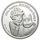 1 oz Silver Round - Cartoon Celebrities (Orphan Annie & Sandy)