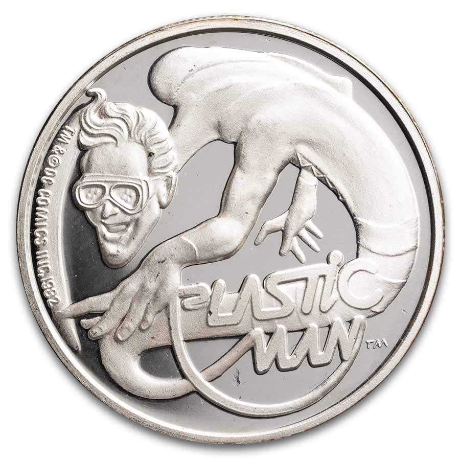 1 oz Silver Round - Cartoon Celebrities (Plastic Man)