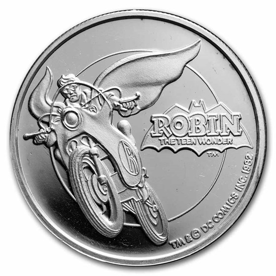1 oz Silver Round - Cartoon Celebrities (Robin) 1 oz Silver Round - Cartoon Celebrities (Robin)