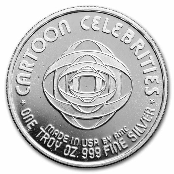 1 oz Silver Round - Cartoon Celebrities (Supergirl)