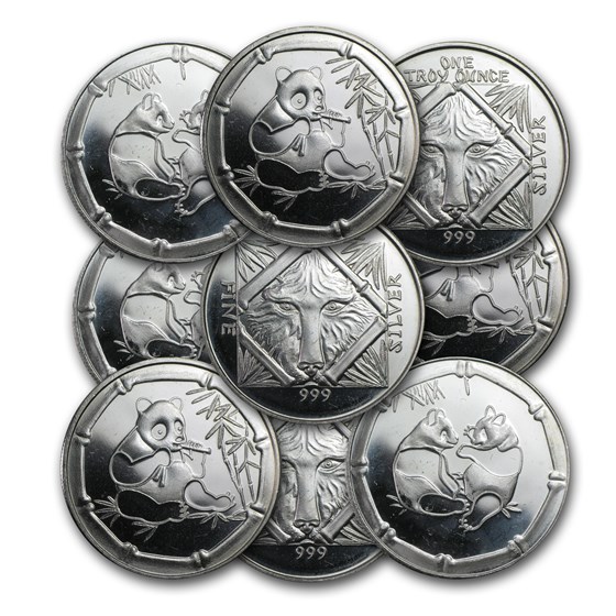 1 oz Silver Round - Chinese Panda Bear 1 oz Silver Round - Chinese Panda Bear