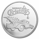1 oz Silver Round - Christmas Truck