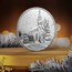 1 oz Silver Round - Church Scene "Christmas Begins With Christ"