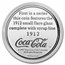 1 oz Silver Round - Coca Cola (1912 Flare Glass)