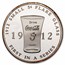 1 oz Silver Round - Coca Cola (1912 Flare Glass)