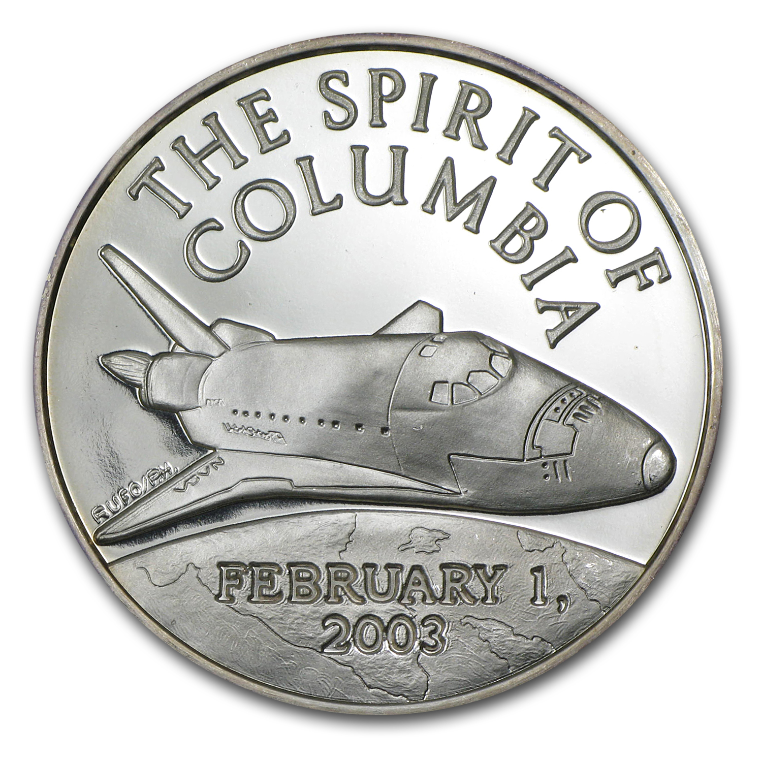 Buy 1 oz Silver Round - Columbia Space Shuttle | APMEX
