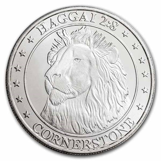 1 oz Silver Round - Cornerstone Mint (Lion) 1 oz Silver Round - Cornerstone Mint (Lion)