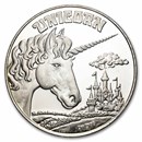 1 oz Silver Round - Crown Impressions (1985 Unicorn)