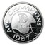 1 oz Silver Round - Denver Broncos (AFC Champions 1987)