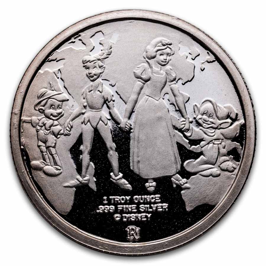 Disney Around the World 銀貨　即購入ＯＫ Buy 1 oz Silver Disney/Around the World Round | APMEX