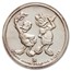 1 oz Silver Round - Disney/Donald & Daisy