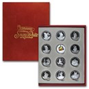 1 oz Silver Round - Disney/Snow White & the 7 Dwarfs (11 pc set)