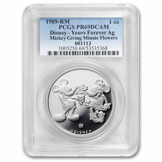 1 oz Silver Round - Disney Yours Forever (2nd Ed., PR-69 PCGS)