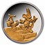 1 oz Silver Round - Disney's Fantasia 50th Ann 22K (7 Coin Set)