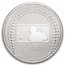 1 oz Silver Round - Dodgers Major League Baseball Team Logo