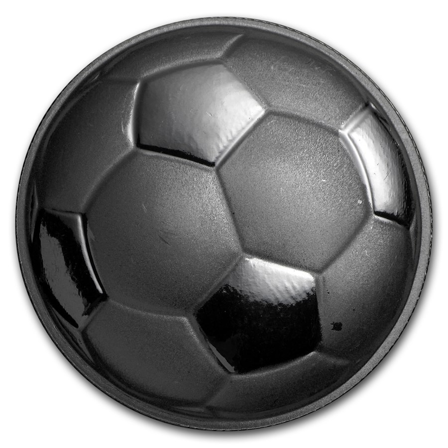 Buy 1 oz Silver Round Domed Soccer Ball APMEX