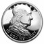 1 oz Silver Round - Domed UHR Franklin Half Dollar (No Capsule)