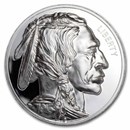 1 oz Silver Round - Domed Ultra High Relief Buffalo Nickel
