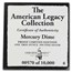 1 oz Silver Round - Domed Ultra High Relief Mercury Dime