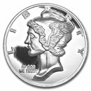 1 oz Silver Round - Domed Ultra High Relief Mercury Dime